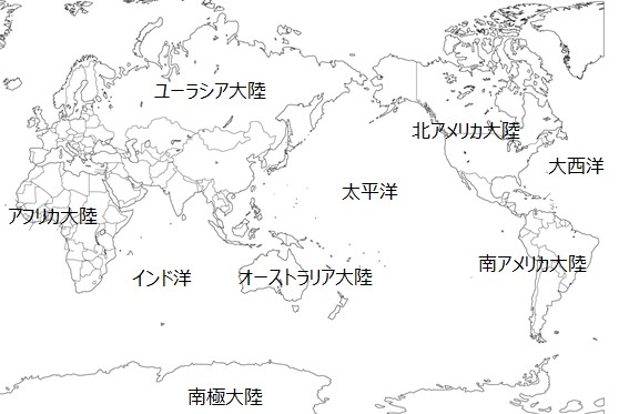 中学地理 世界のすがたとさまざまな国 地図の種類まとめと問題
