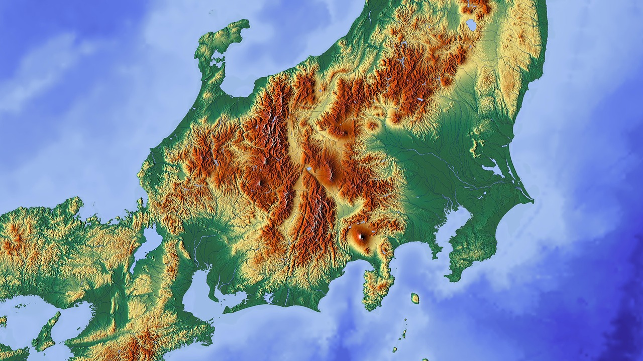 中学地理 日本の山地 山脈 高地まとめと問題