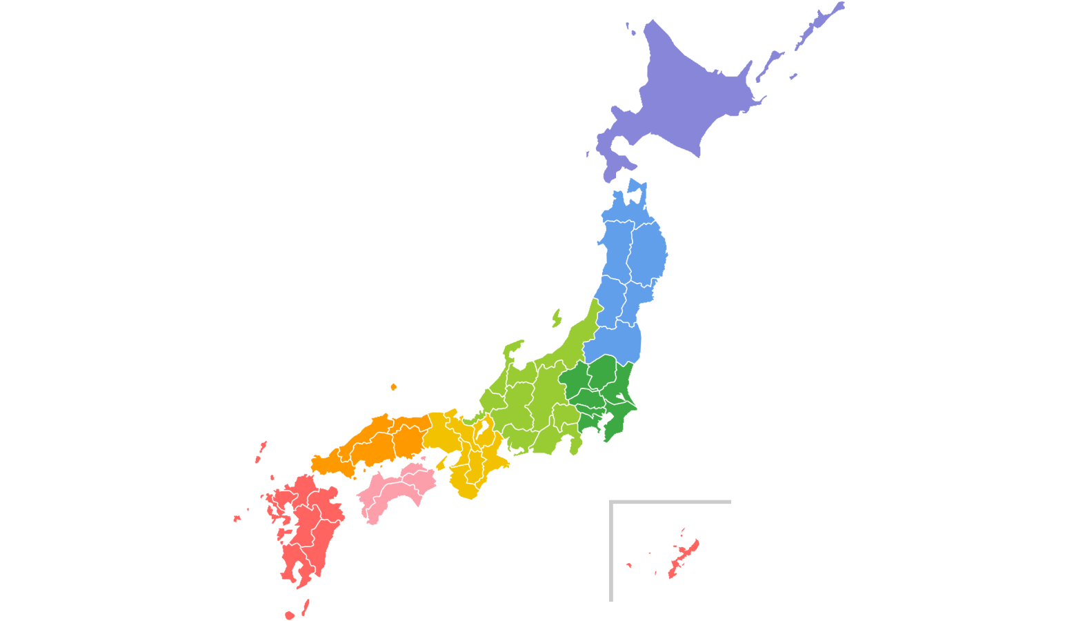 中学地理 日本の地方区分まとめと問題